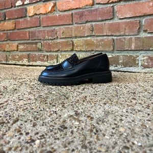 Paul Green Natasha Leopard Loafer Lug Sole